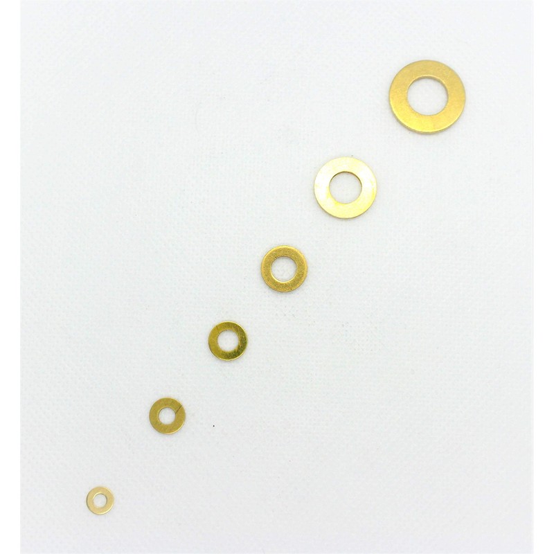 Brass Washers Form A M10, 10.3mm Inner Diamater x 20mm