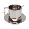 Stainless Steel Coffee Cup Set Double Walled Rustproof Modern Latte