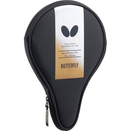 Butterfly 63410 Table Tennis Racket Case, YT, Full Case, Holds 1 Racket, Silver