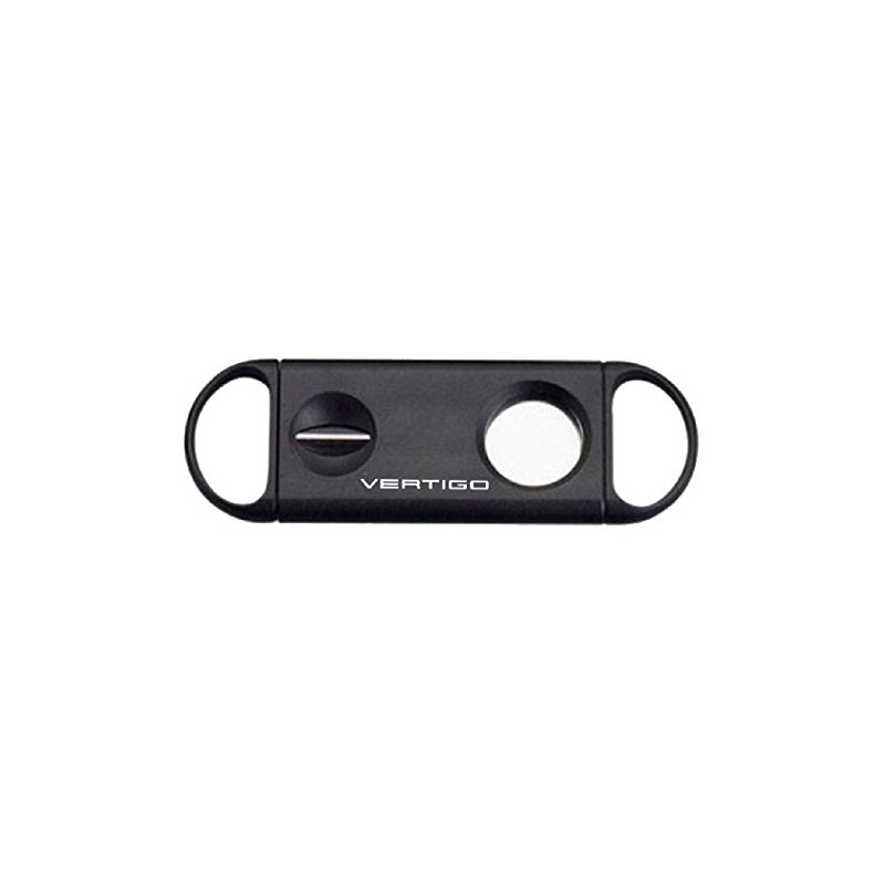 Vertigo By Lotus Duel V-Cutter & Guillotine Black Cigar Cutter