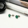 Pure Titanium Earring For Sensitive Ear High Polish Round Synthetic