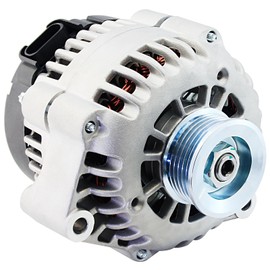 8247N Alternator Compatible with Chevy C Truck Silverado 4.3 4.8 5.3 6.0 2000 2001 2002 2003 2004 10464451 10464481 10480326M 10480476 15755616W 15768829 19244728 19244731, 105A CW 6-Groove Pulley