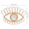 Rattan Eye Wall Mirror Hand Woven Innovative Art Dressing Makeup