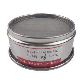 LABALPHA LABALPHA 90 Mesh Lab Sieves, Test Sieve #90 Mesh, 4' Diameter, 304 Stainless Steel Wire Cloth (0.17mm)