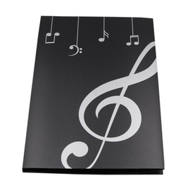 Liyquint Sheet Music Folder,Music File Folder, Music Binder, A4 Sheet Music Folder Paper Documents, 40 Pages Binder Music File FolderA4 Sheet Music Storage Paper Folder. (1)