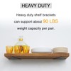 OVOV Triangle Shelf Brackets 3 inch 4 Pack Heavy Duty