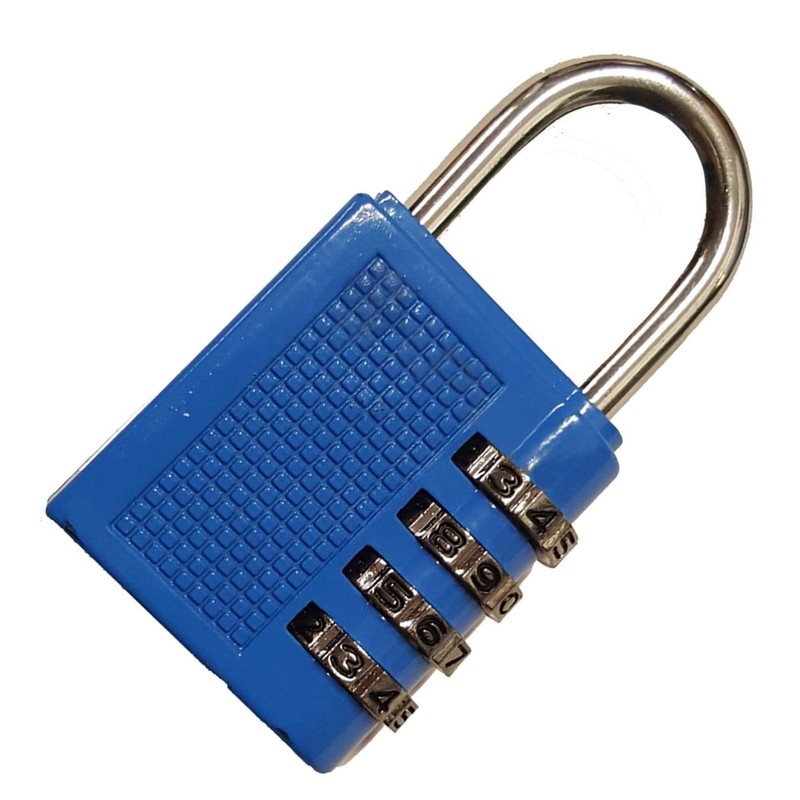 Dapetz ® 4-Digit Combination Padlock, Resettable Locker Padlock, Weatherproof Outdoor