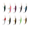 10pcs/bag Fishing Lures Baits Crank Bait Hook Tackle Bait Fishing