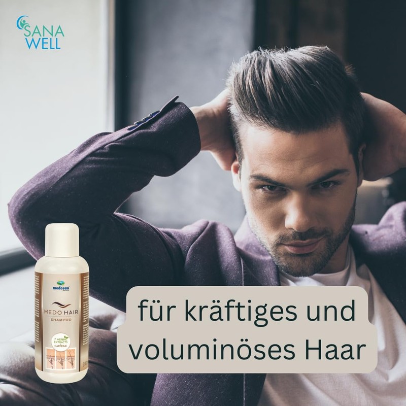 MedoHair gegen Haarausfall | mit Koffein und 7 Pflanzenextrakten |