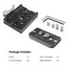 SMALLRIG Quick Release Clamp and Plate for Arca Swiss Standard