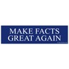 EvolveFISH Make Facts Great Again Bumper Sticker - [11'' x