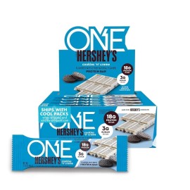 Premier Protein Bars,  Cookies 'N' Creme, Gluten Free with 18G Protein and 3G Sugar, Pan