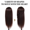 Training Head, Free Clamp for Braiding 26-28" Barber Head 100%