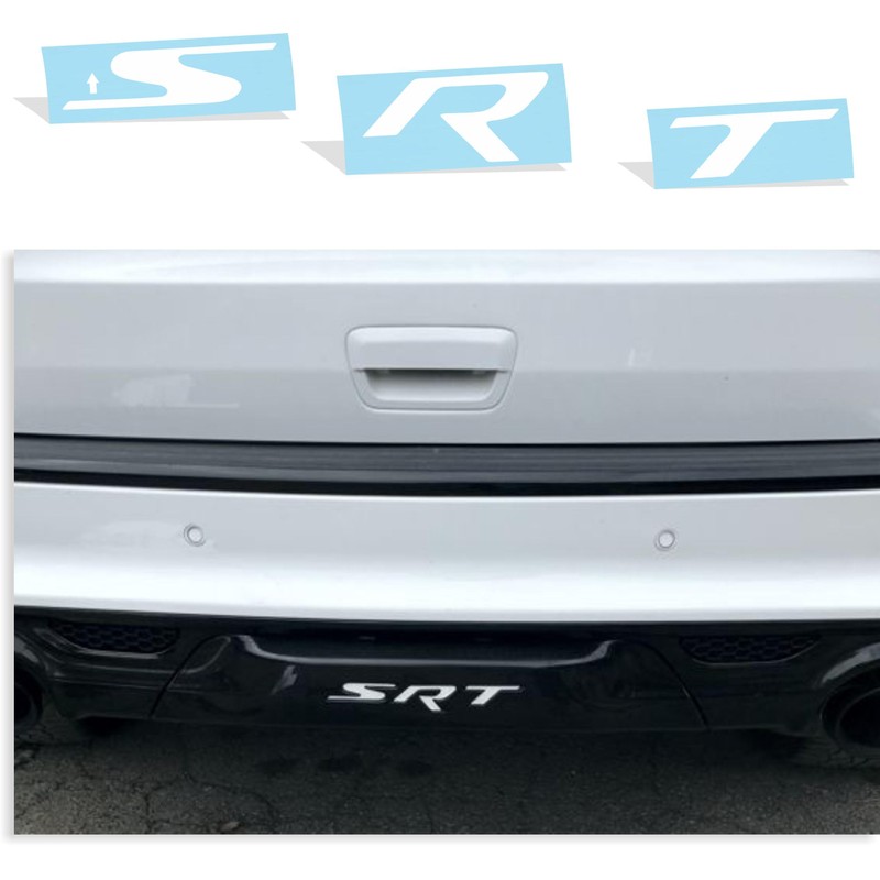 Reflective Concepts SRT Hitch Bezel Inlay Decal fits 2012-2021 Jeep