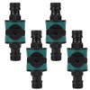 CHICIRIS Hose Quick Coupling with Shut-off Valve Set Male and