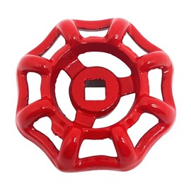 2pcs Replacement Gate Valve Handwheel,Round Wheel Valve Handle Replacement,for 3/4" Gate Valves, Outer Diameter 53mm (Square Hole 6.5x6.5mm)