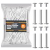 50 Pack of Chicago Screw Post Binding Screws, 35mm Nickel