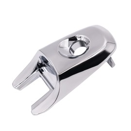 JDMON Front Driver Chrome Exterior Door Handle Lock Cylinder Cap Replacement for Ford Lincoln MKX Explorer Edge 2011-2019 Handle Cover with Keyhole Replaces BA1Z78218A14A, BA1Z-78218A14-A