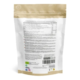 Organic Maca Powder 400g. Peruvian, Natural and Pure, from Organic Maca Root. Vegetarian and Vegan Friendly - Gelatinised - NaturaleBio