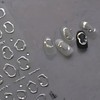 2 Sheets Silver Gold Nail Sticker for Nail Art Gold