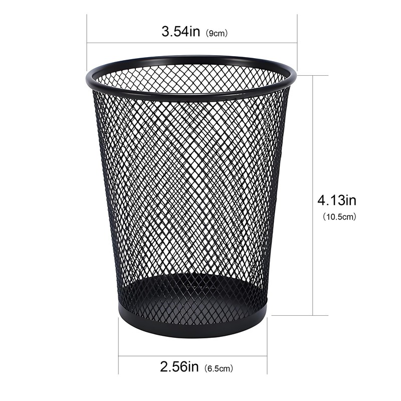 AIMI Pencil Case 2pcs Large Capacity Container Metal Mesh Pen