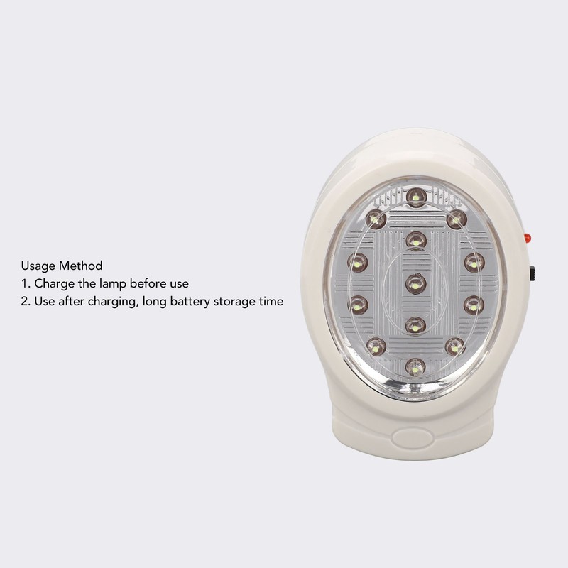 LED Emergency Light 2W Cold White 2 Gear Energy Saving
