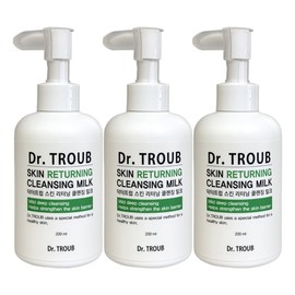 Sidmool Dr. Trupp Skin Returning Cleansing Milk 200ml 3 Pieces / Circle / 시드물 닥터트럽 스킨 리터닝 클렌징 밀크 200ml 3개  써클