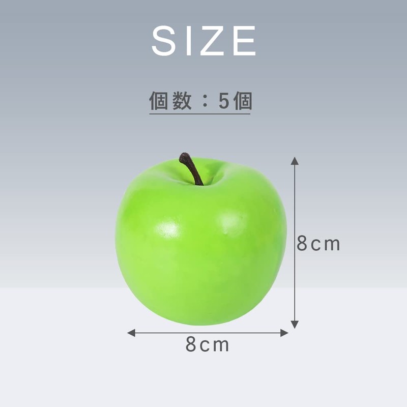 TKY Food Sample Green Apple Display Interior Accessory Model Display