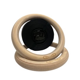 INFINITY FIT Gymnastics Olympic Rings 28mm with Ajustable strap 38mm for Fitness, Calisthenics, Crossfit, Gym, Suspension Trainer