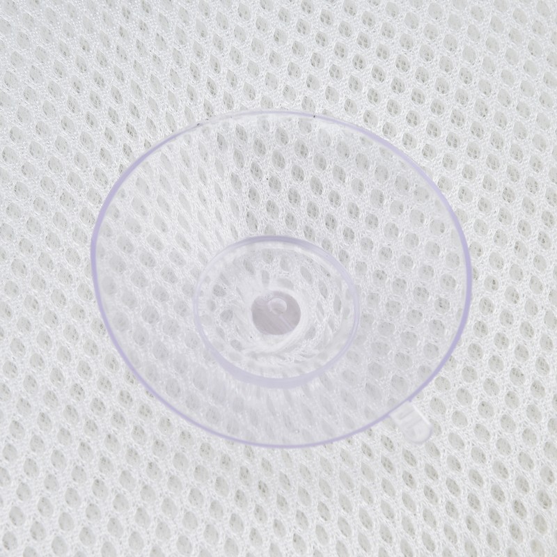 Mesh Bathroom Pillow Soft Comfortable Suction Cup Pillow Bath Tub