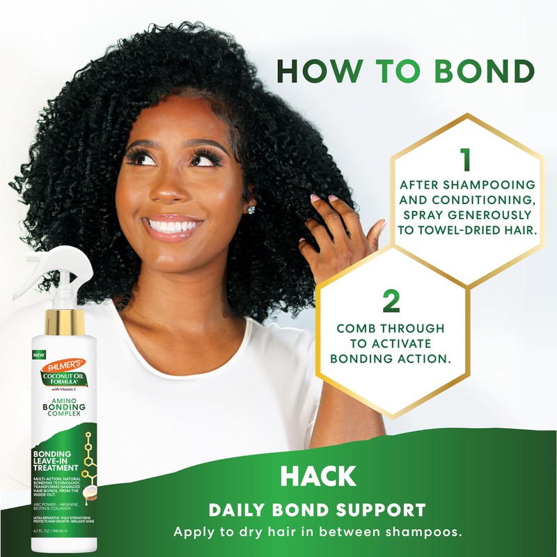 Palmer's Amino Bonding Complex Hair Treatment, Leave-In Conditioner Spray with