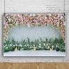 Leowefowa 10x8ft Vinyl Backdrop Floral Wedding Backdrop Wedding Anniversary Bridal Engagement Party Supplies Photography Background Wedding Party Decorations Banner Photo Booth Props Gifts Banner