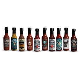 Flavor and Fire Foods, Columbus Hot Sauce, Pepper Infused, North Market Hot Sauce, Made in Ohio (5oz, Taco Dog)