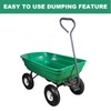 AAIN 600LB Garden Cart, Heavy Duty Green Yard & Lawn