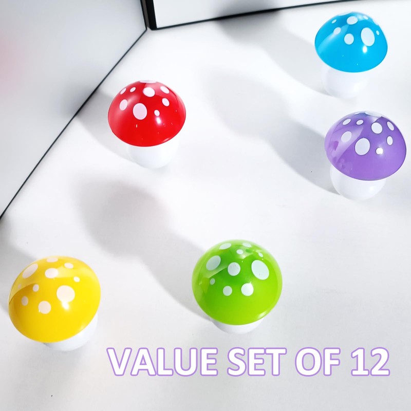 12 Pcs Cartoon Mushroom Ballpoint Pen Mushroom Pens Cute Cartoon