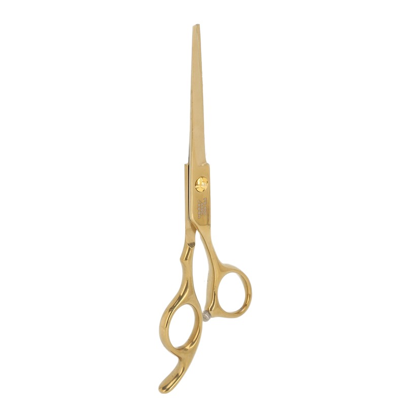 Hair Cutting Shears Stainless Steel Incisive Curved Handle Hairdressing Scissors
