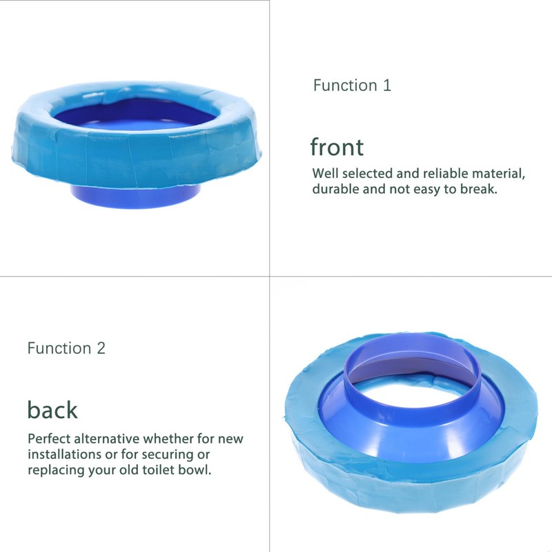OSALADI Toilet Bowl Seal Bathroom Toilet Bowl Gasket Material Easy