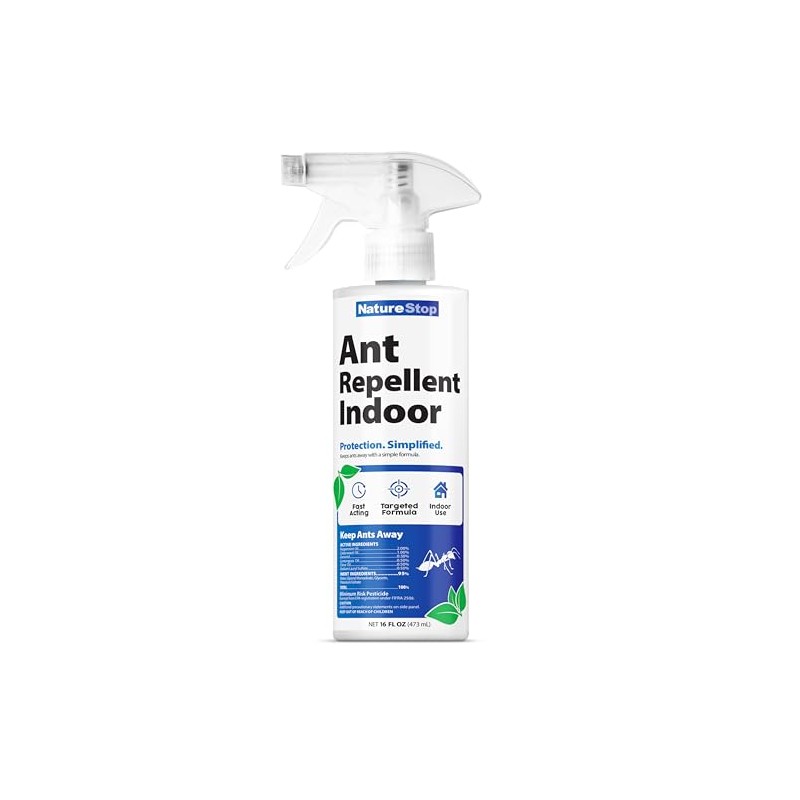 Ant Repellent Spray for Indoor Use, Ant Deterrent with Long-Lasting