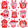 FYSUIMU 45 Pcs Valentine's Day Monster Candy Holder Craft Set