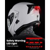 ILM Motorcycle Dual Visor Modular Flip up Full Face Helmet