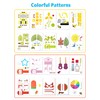 3D Pen Printing Drawing Book, Reusable, Coloured, 40 Patterns, Thick