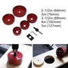 8 Piece Set Hole Saw Center Drill Bit Cutting Hole