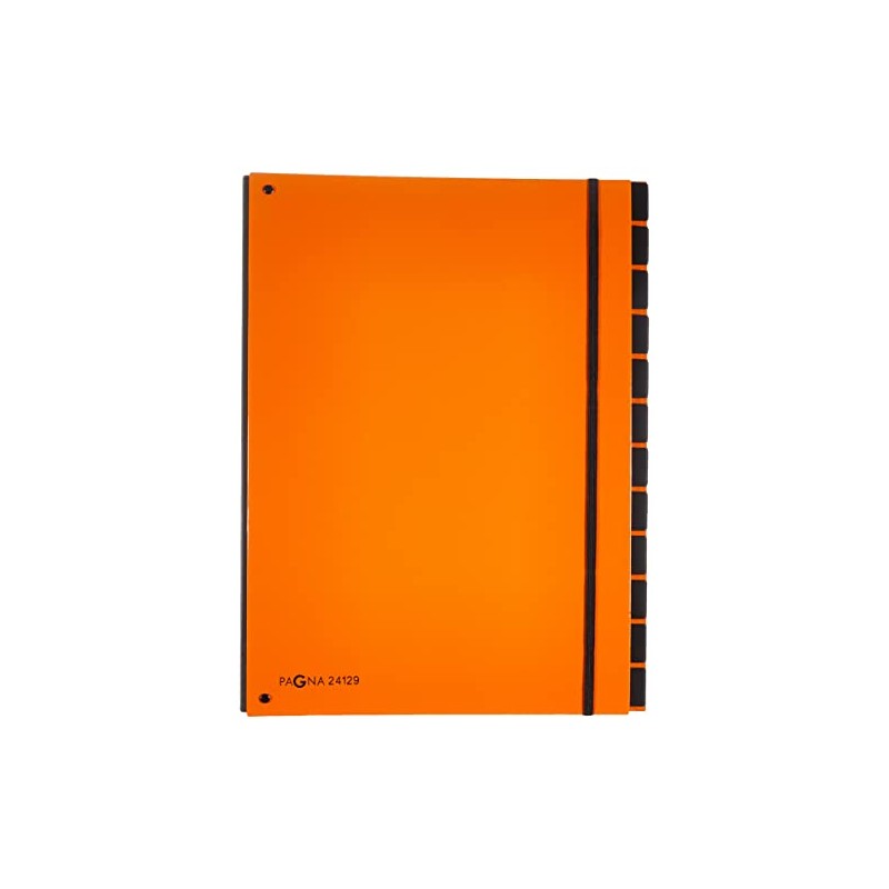 Pagna 2407909 A4 7 Sections Master Organizer - Orange (Pack