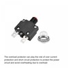 sourcing map Overload Protection 12A AC125/250V DC32V Push Button Switch