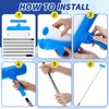 Ceiling Paint Roller No Drip Kit 6ft Extension Pole Included