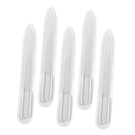Healeved 5pcs Smooth Glass Nail Files for Manicure Lightweight Polishing Strips for Travel for Salon and Home Use Beauty Tools for Nail Care