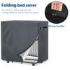 Alickwang Rollaway Bed Storage Cover,Heavy Duty Durable 600D Waterproof Dustproof