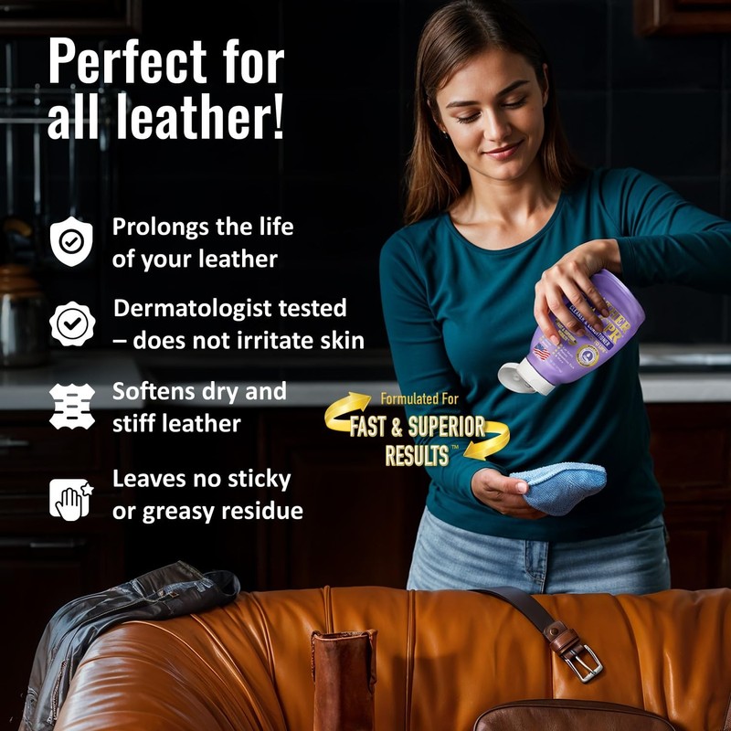 Leather Cpr Leather Cleaner And Conditioner - Leather Conditioner For