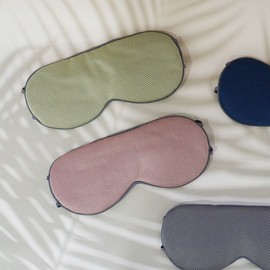 sleeping eye mask travel airplane eye mask eye Cover pink + light gray 3ea