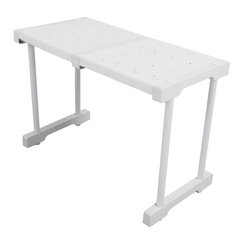 Expandable Shelf Stackable 121lb Load Bearing Divider Storage Rack for